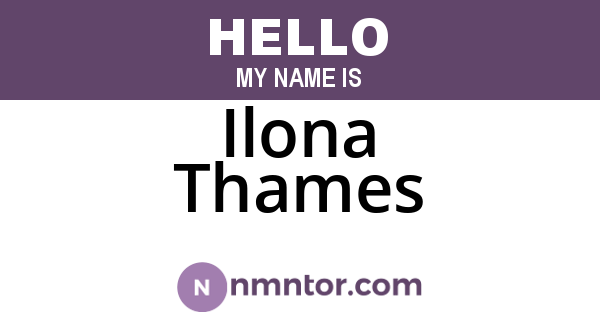 Ilona Thames