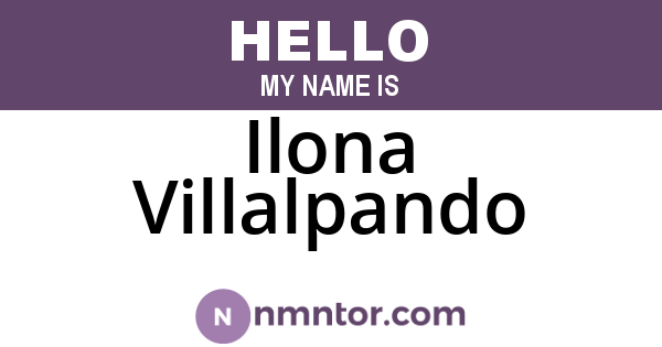 Ilona Villalpando