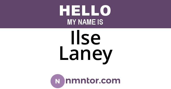 Ilse Laney