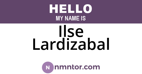 Ilse Lardizabal