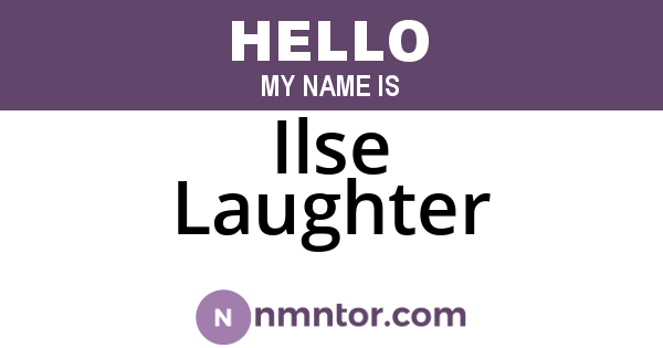 Ilse Laughter