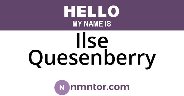 Ilse Quesenberry