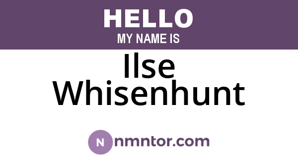 Ilse Whisenhunt