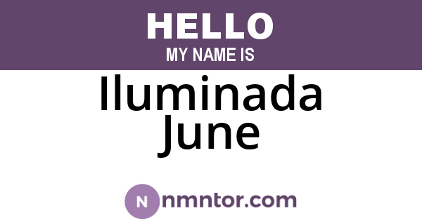 Iluminada June