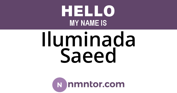 Iluminada Saeed