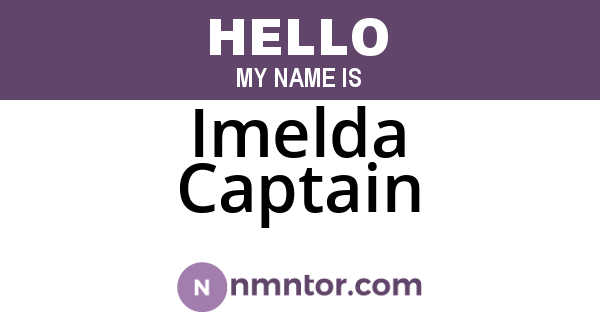 Imelda Captain
