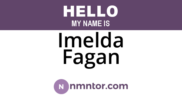 Imelda Fagan