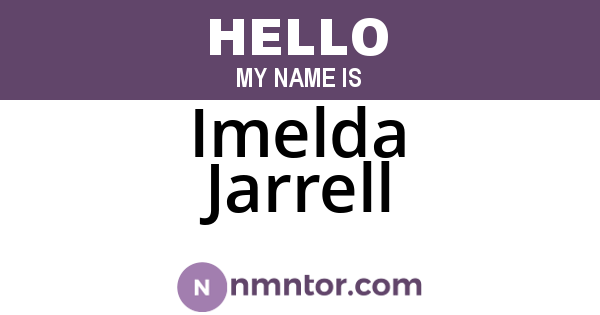 Imelda Jarrell