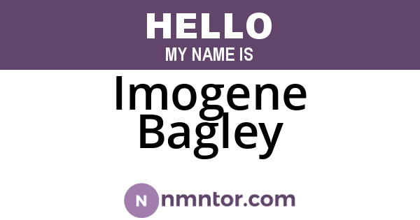 Imogene Bagley