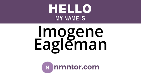 Imogene Eagleman