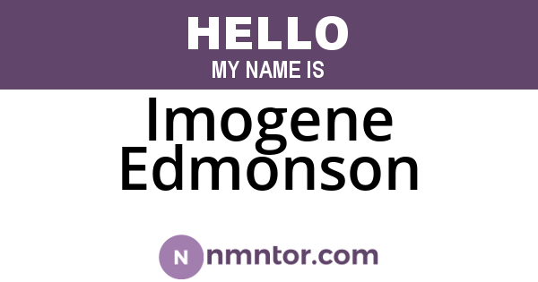 Imogene Edmonson