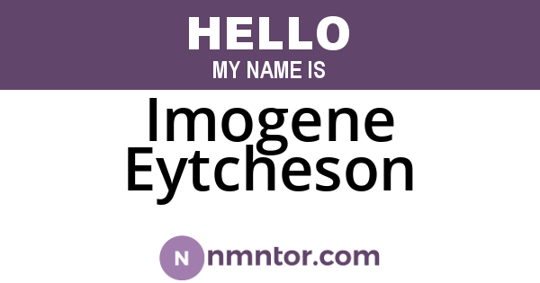 Imogene Eytcheson