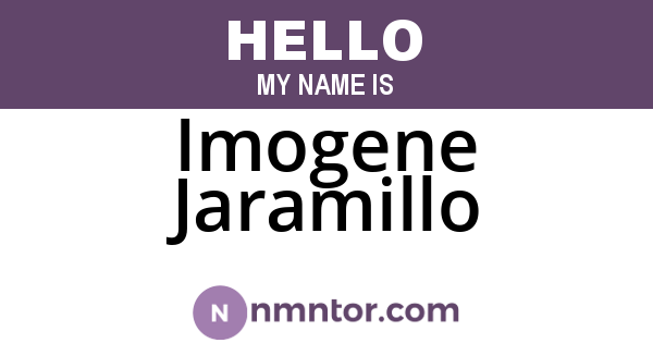 Imogene Jaramillo