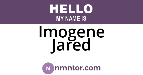 Imogene Jared