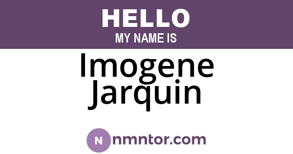 Imogene Jarquin