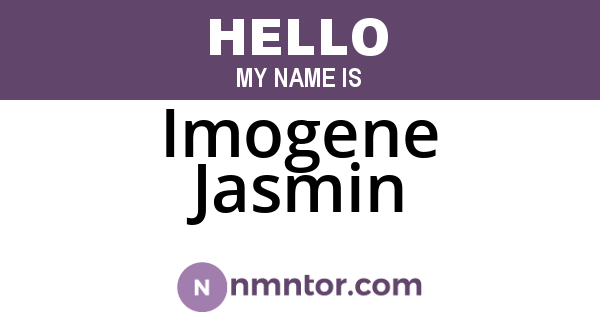 Imogene Jasmin