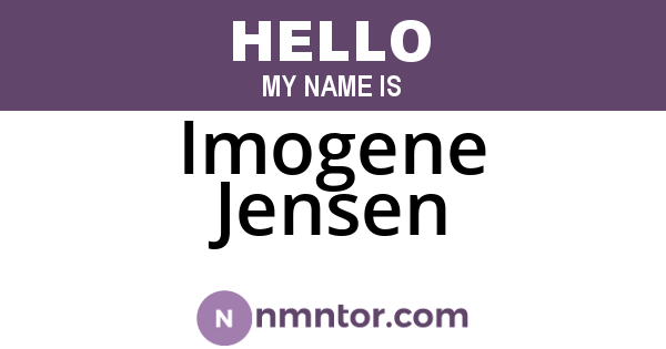 Imogene Jensen