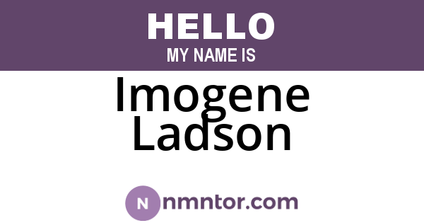 Imogene Ladson
