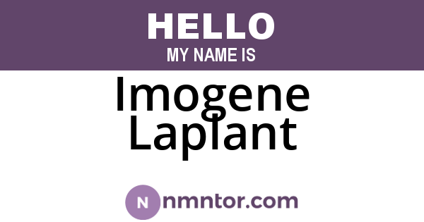 Imogene Laplant
