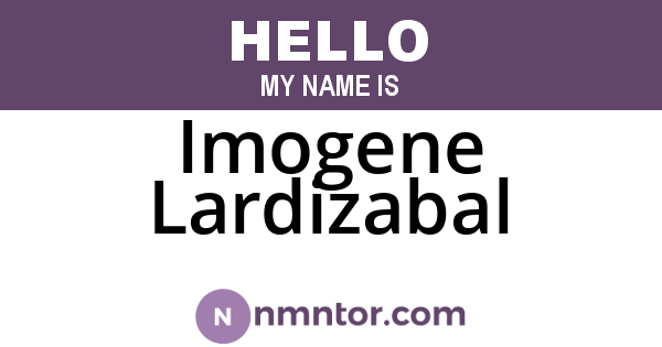 Imogene Lardizabal
