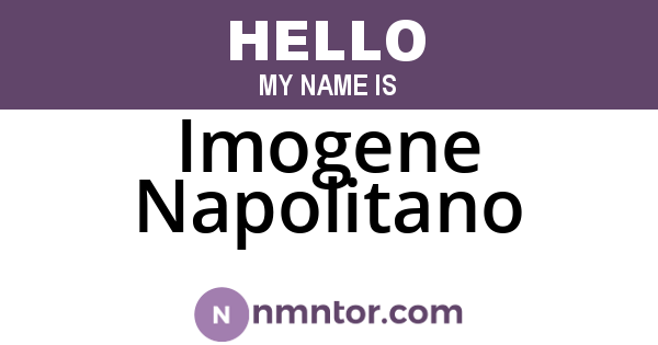 Imogene Napolitano