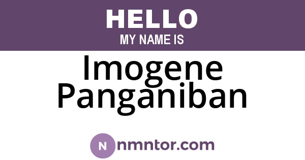 Imogene Panganiban