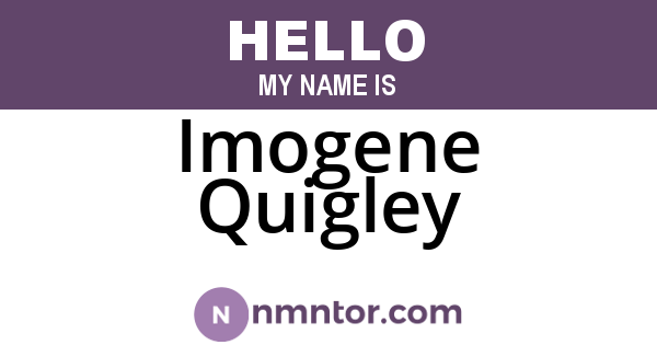 Imogene Quigley