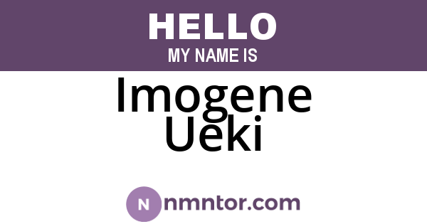 Imogene Ueki