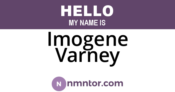 Imogene Varney
