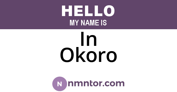 In Okoro