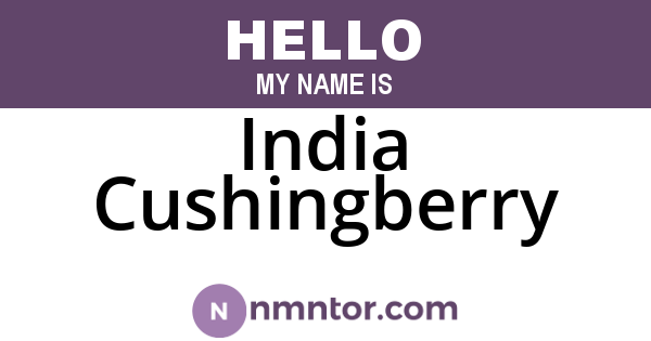 India Cushingberry