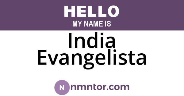 India Evangelista