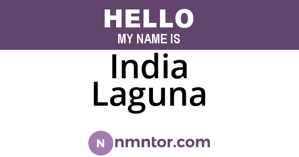 India Laguna