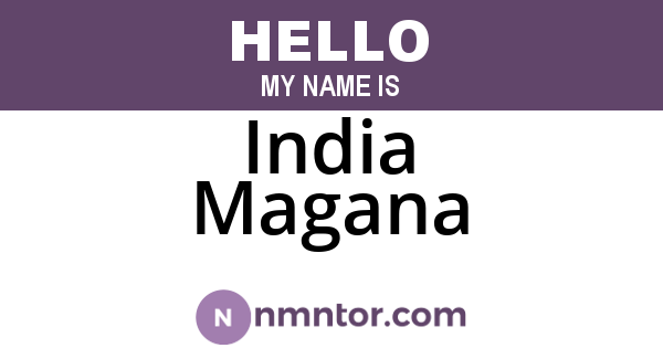 India Magana