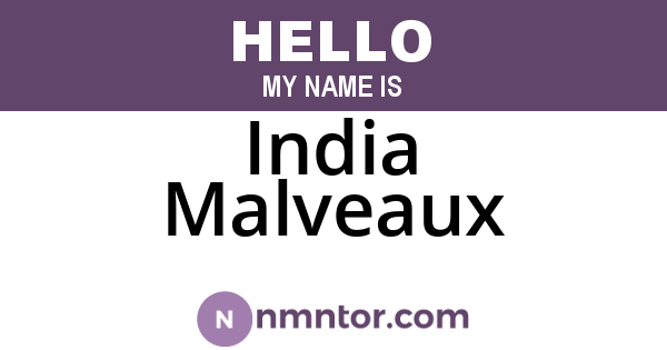 India Malveaux