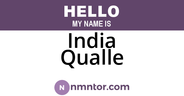 India Qualle