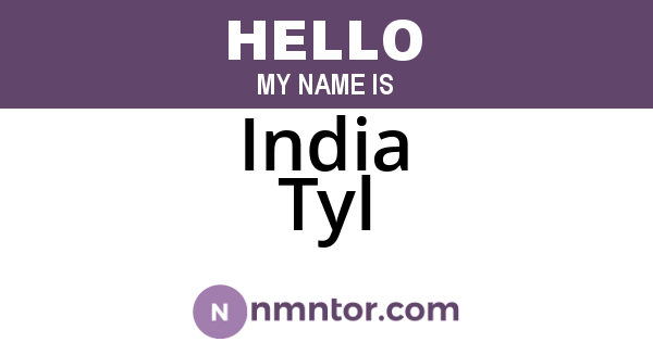 India Tyl