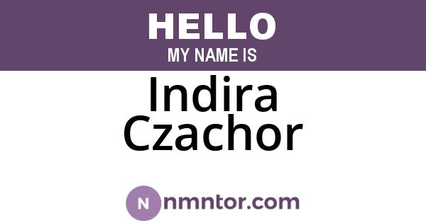 Indira Czachor