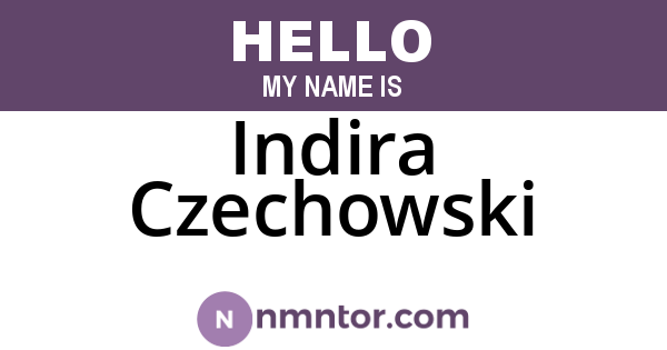 Indira Czechowski