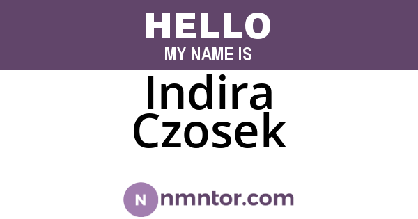 Indira Czosek