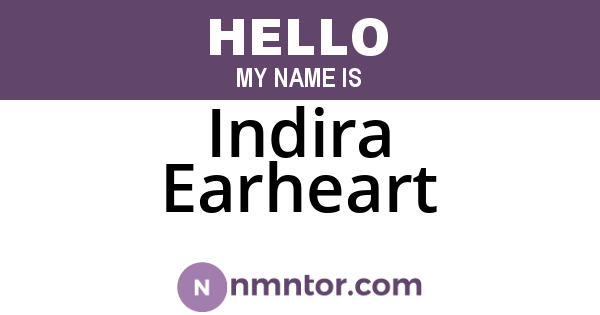 Indira Earheart