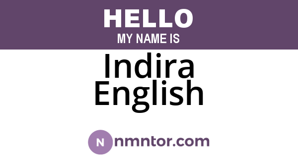 Indira English