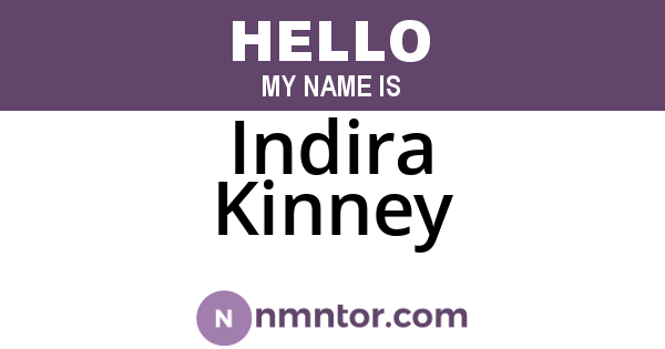 Indira Kinney