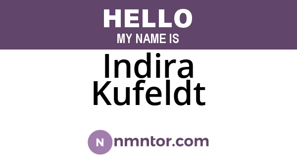 Indira Kufeldt