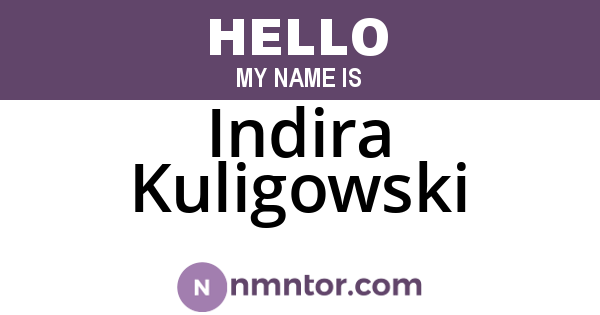 Indira Kuligowski