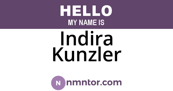 Indira Kunzler