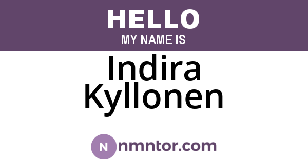 Indira Kyllonen