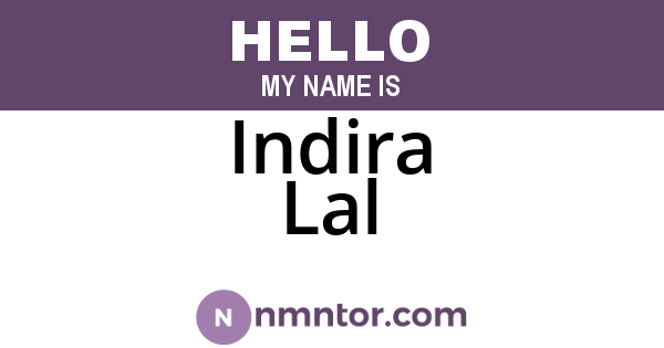 Indira Lal