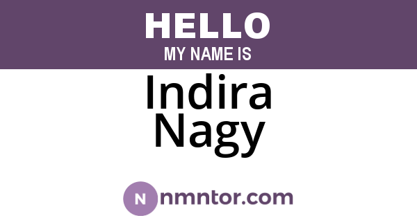 Indira Nagy