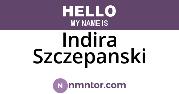 Indira Szczepanski
